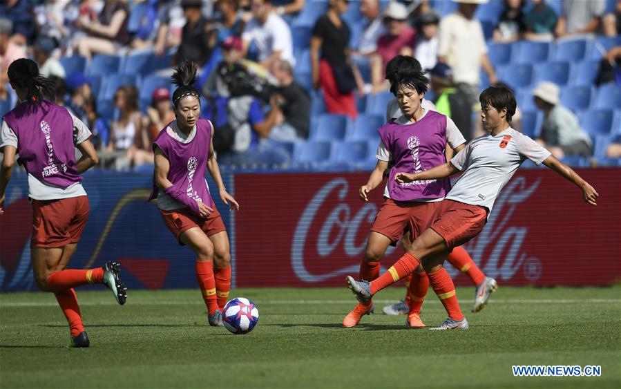 (SP)FRANCE-MONTPELLIER-2019 FIFA WOMEN'S WORLD CUP-ROUND OF 16-ITA VS CHN-WARM-UP