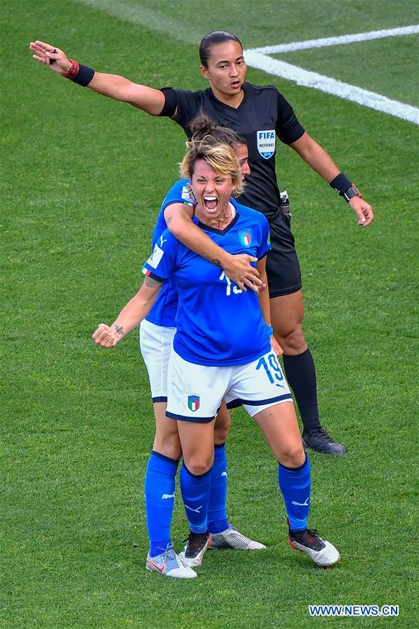 (SP)FRANCE-MONTPELLIER-2019 FIFA WOMEN'S WORLD CUP-ROUND OF 16-ITA VS CHN