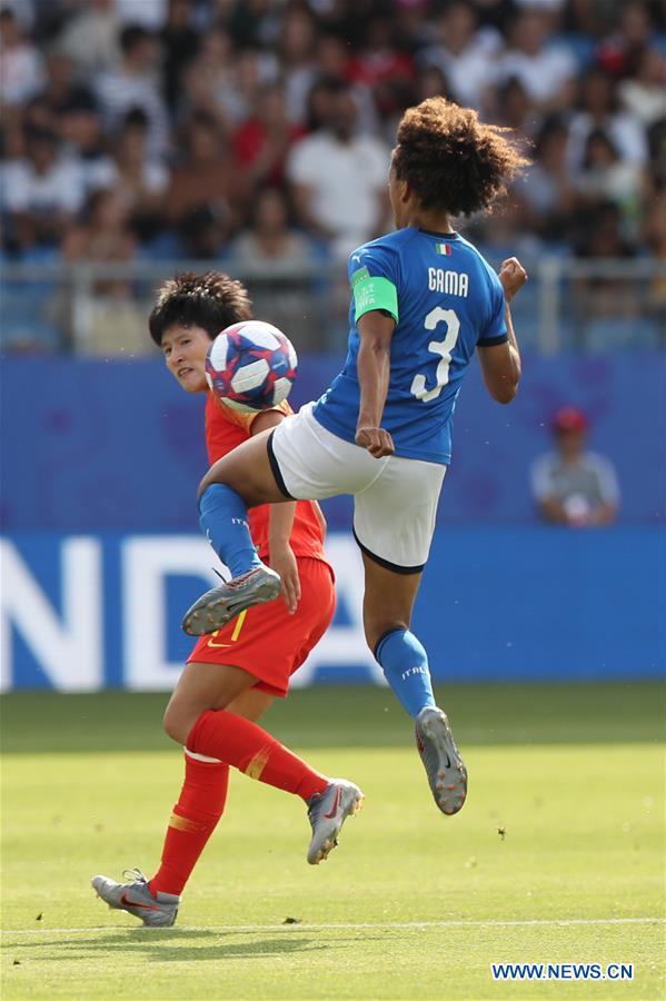 (SP)FRANCE-MONTPELLIER-2019 FIFA WOMEN'S WORLD CUP-ROUND OF 16-ITA VS CHN