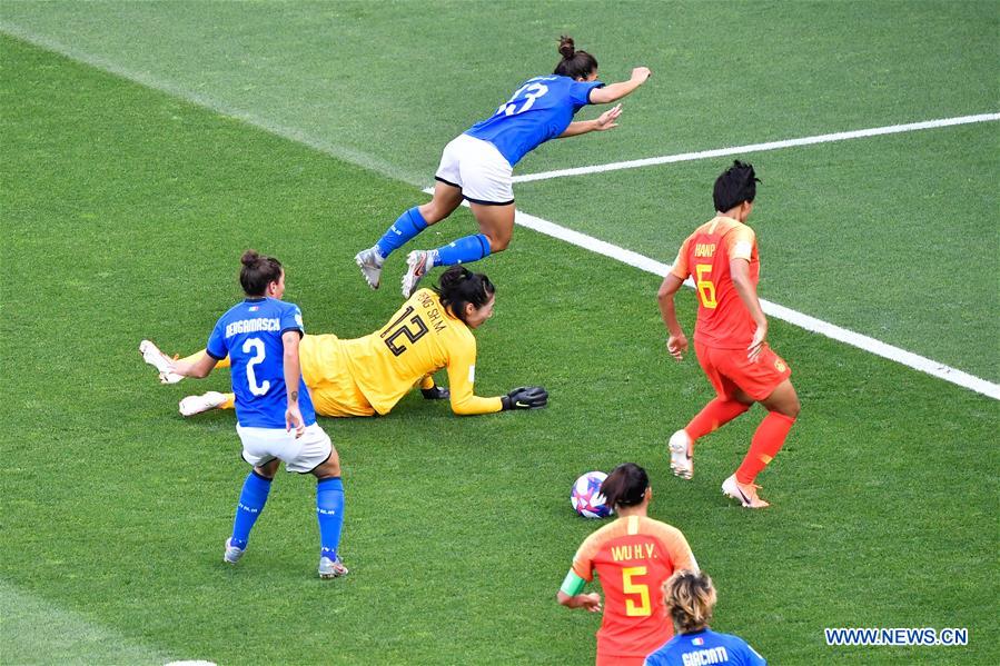 (SP)FRANCE-MONTPELLIER-2019 FIFA WOMEN'S WORLD CUP-ROUND OF 16-ITA VS CHN