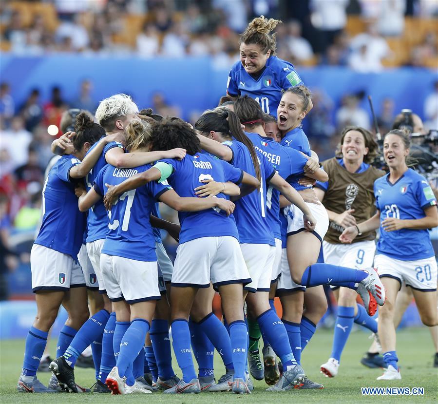 (SP)FRANCE-MONTPELLIER-2019 FIFA WOMEN'S WORLD CUP-ROUND OF 16-CHN VS ITA