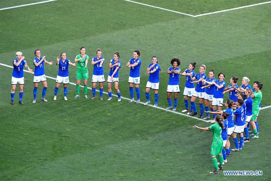 (SP)FRANCE-MONTPELLIER-2019 FIFA WOMEN'S WORLD CUP-ROUND OF 16-CHN VS ITA