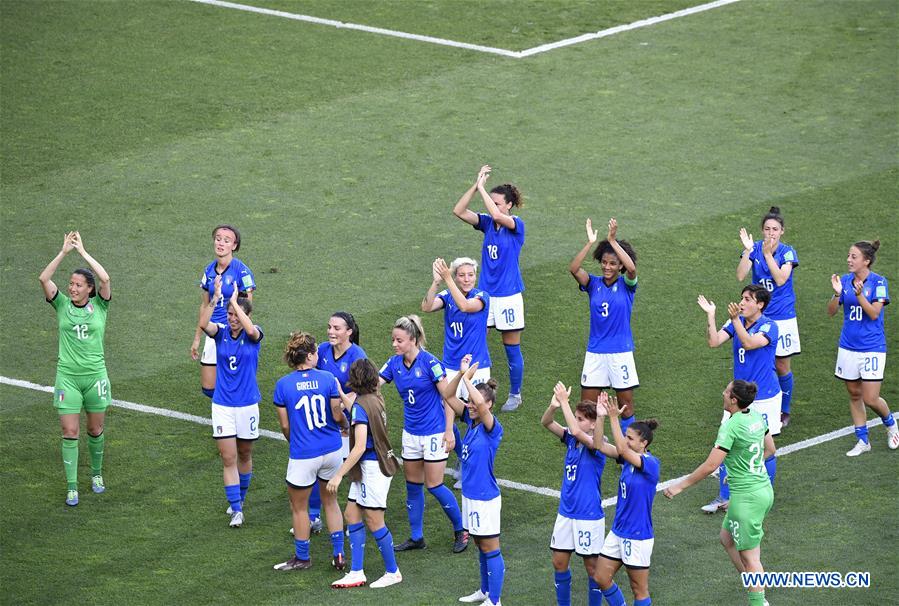 (SP)FRANCE-MONTPELLIER-2019 FIFA WOMEN'S WORLD CUP-ROUND OF 16-CHN VS ITA