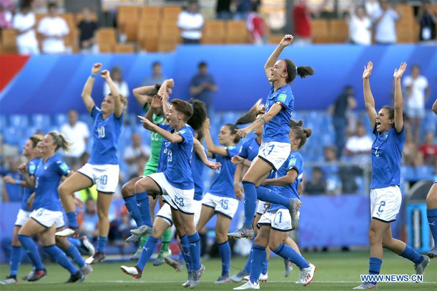 (SP)FRANCE-MONTPELLIER-2019 FIFA WOMEN'S WORLD CUP-ROUND OF 16-CHN VS ITA