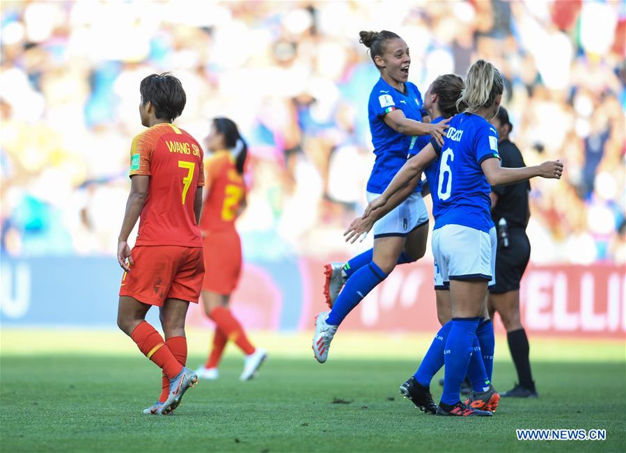 (SP)FRANCE-MONTPELLIER-2019 FIFA WOMEN'S WORLD CUP-ROUND OF 16-CHN VS ITA 