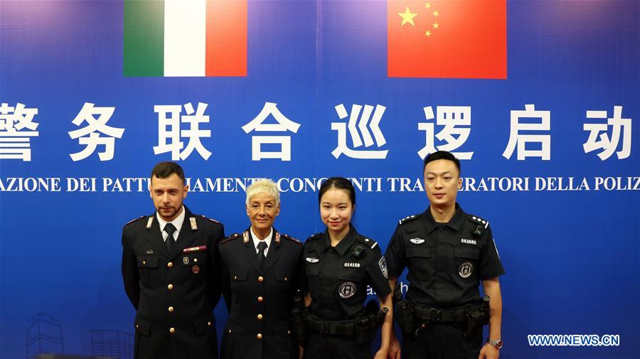 CHINA-GUANGDONG-GUANGZHOU-ITALY-POLICE-JOINT PATROL (CN)