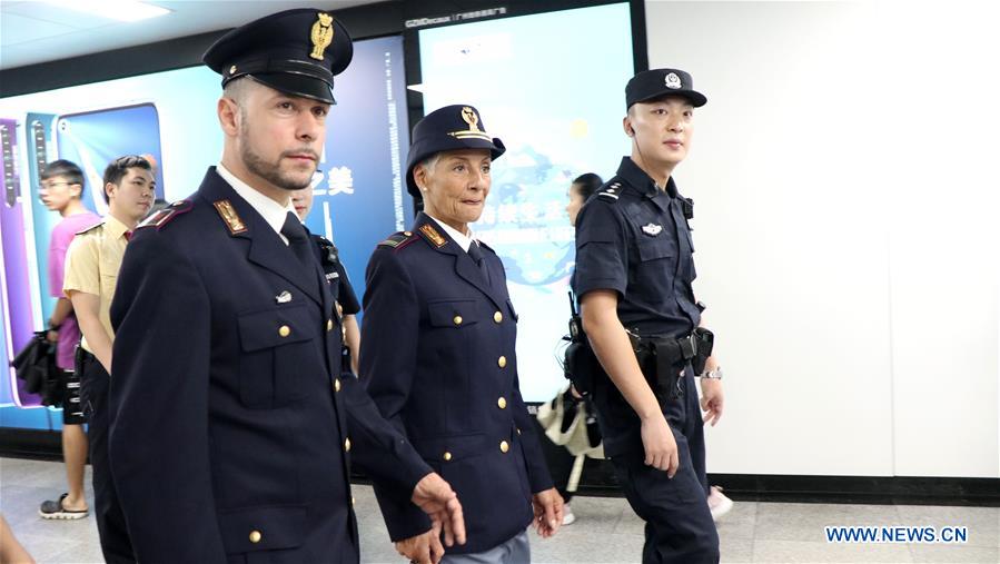 CHINA-GUANGDONG-GUANGZHOU-ITALY-POLICE-JOINT PATROL (CN)