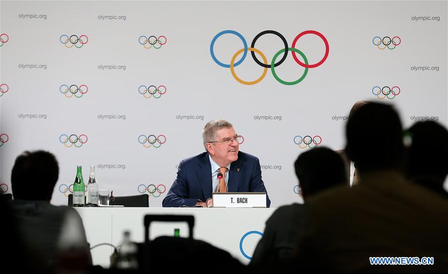 (SP)SWITZERLAND-LAUSANNE-IOC 134TH SESSION-PRESS CONFERENCE