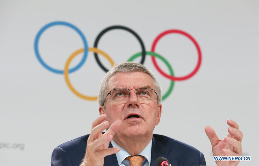 (SP)SWITZERLAND-LAUSANNE-IOC 134TH SESSION-PRESS CONFERENCE