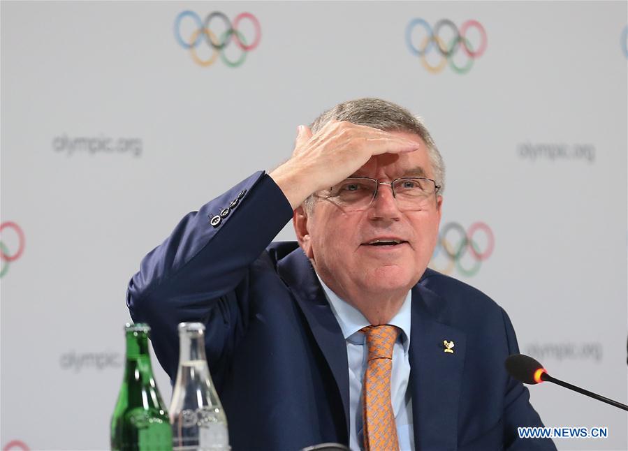 (SP)SWITZERLAND-LAUSANNE-IOC 134TH SESSION-PRESS CONFERENCE