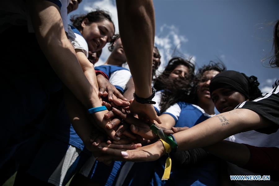(SP)GREECE-ATHENS-MIGRANT-WOMEN'S FOOTBALL TEAM