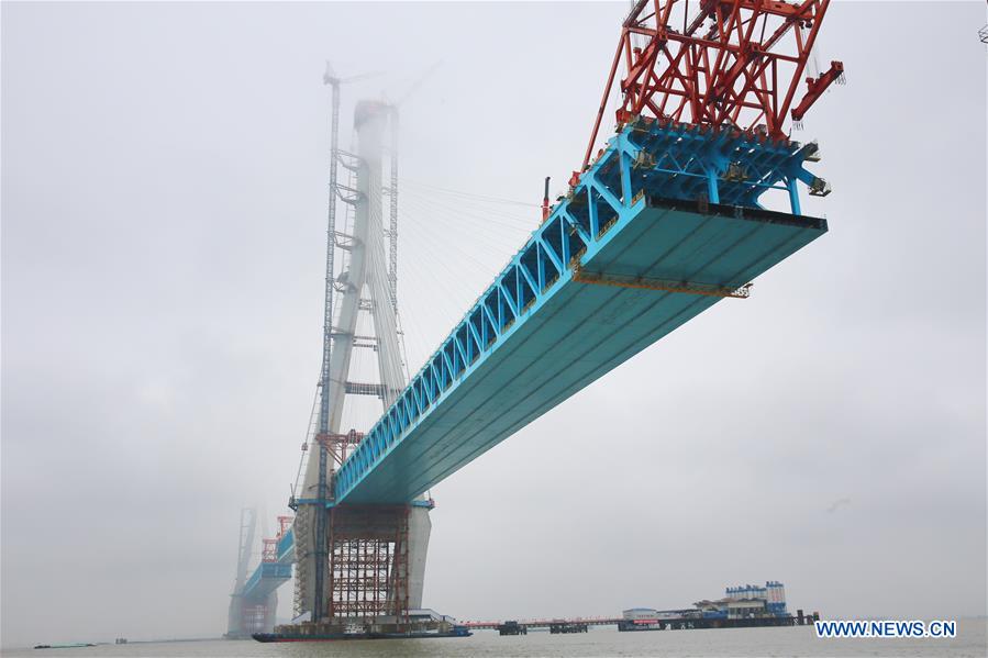 CHINA-JIANGSU-NANTONG-BRIDGE-CONSTRUCTION (CN)
