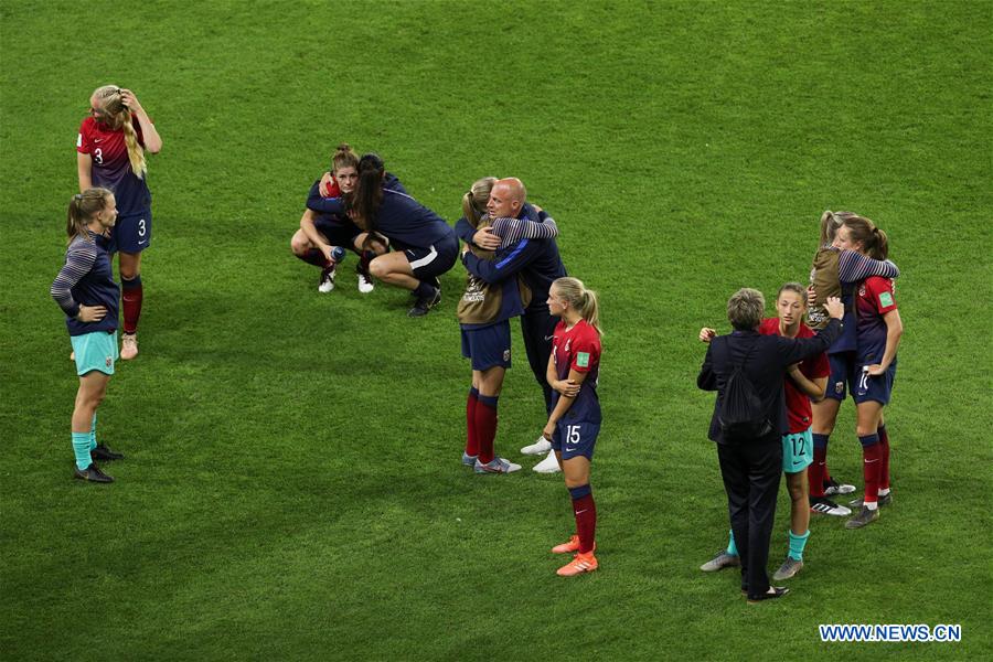 (SP)FRANCE-LE HAVRE-FIFA WOMEN'S WORLD CUP-QUARTERFINAL-ENG VS NOR