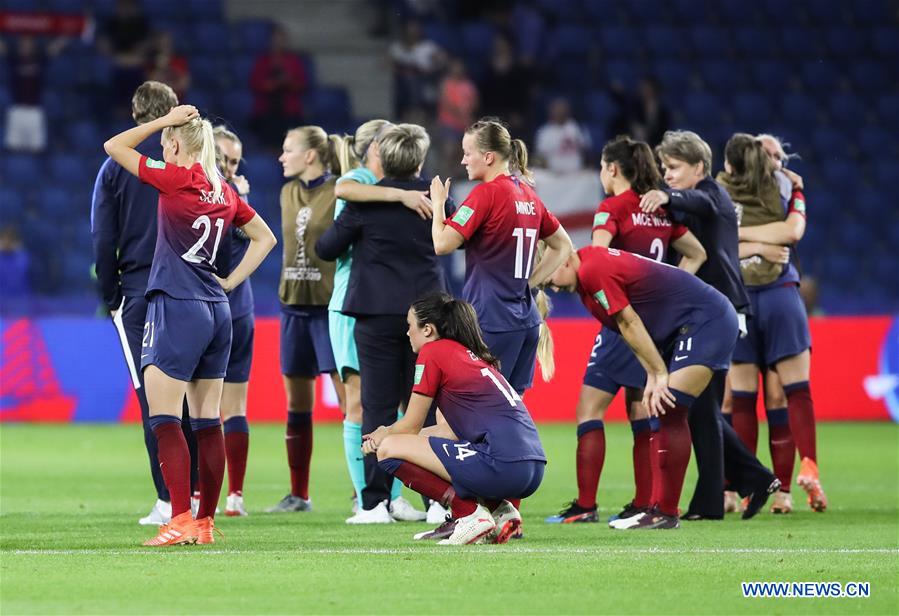 (SP)FRANCE-LE HAVRE-FIFA WOMEN'S WORLD CUP-QUARTERFINAL-ENG VS NOR