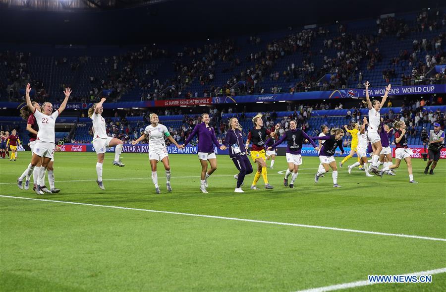 (SP)FRANCE-LE HAVRE-FIFA WOMEN'S WORLD CUP-QUARTERFINAL-ENG VS NOR