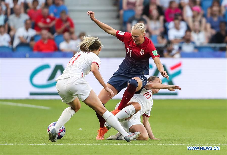 (SP)FRANCE-LE HAVRE-FIFA WOMEN'S WORLD CUP-QUARTERFINAL-ENG VS NOR