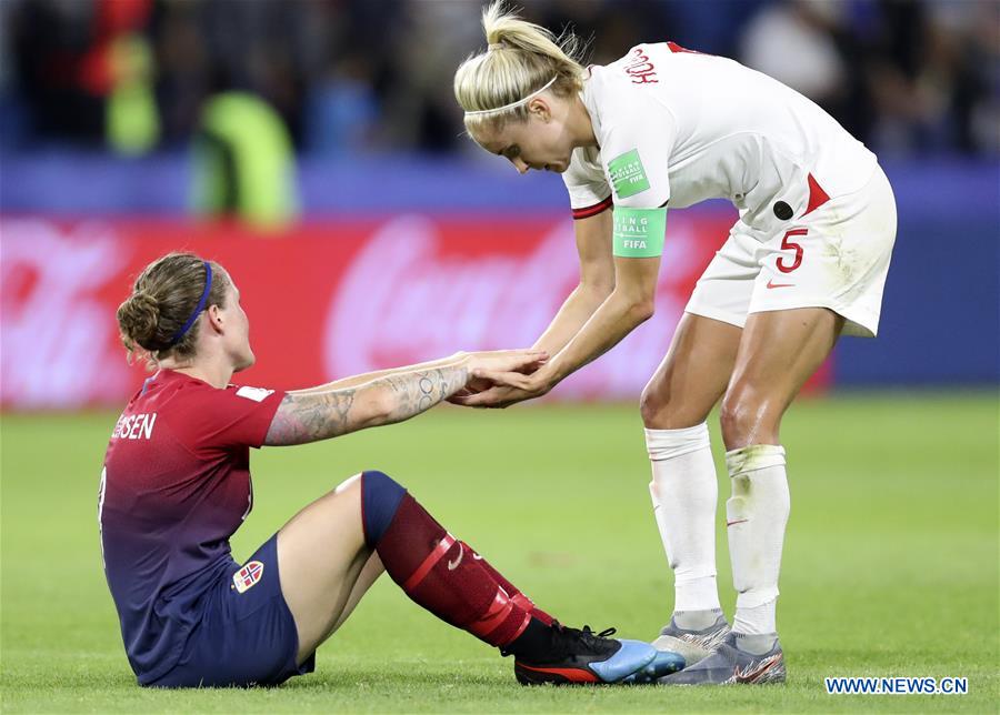 (SP)FRANCE-LE HAVRE-FIFA WOMEN'S WORLD CUP-QUARTERFINAL-ENG VS NOR