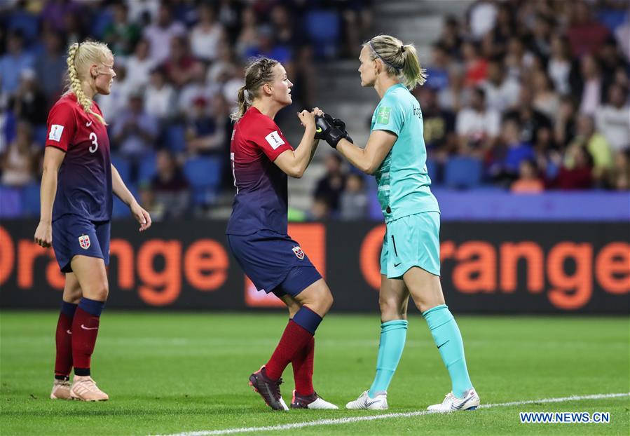 (SP)FRANCE-LE HAVRE-FIFA WOMEN'S WORLD CUP-QUARTERFINAL-ENG VS NOR