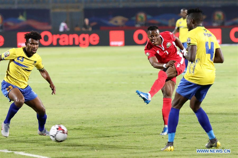 (SP)EGYPT-CAIRO-SOCCER-AFRICAN CUP OF NATIONS-KENYA VS TANZANIA