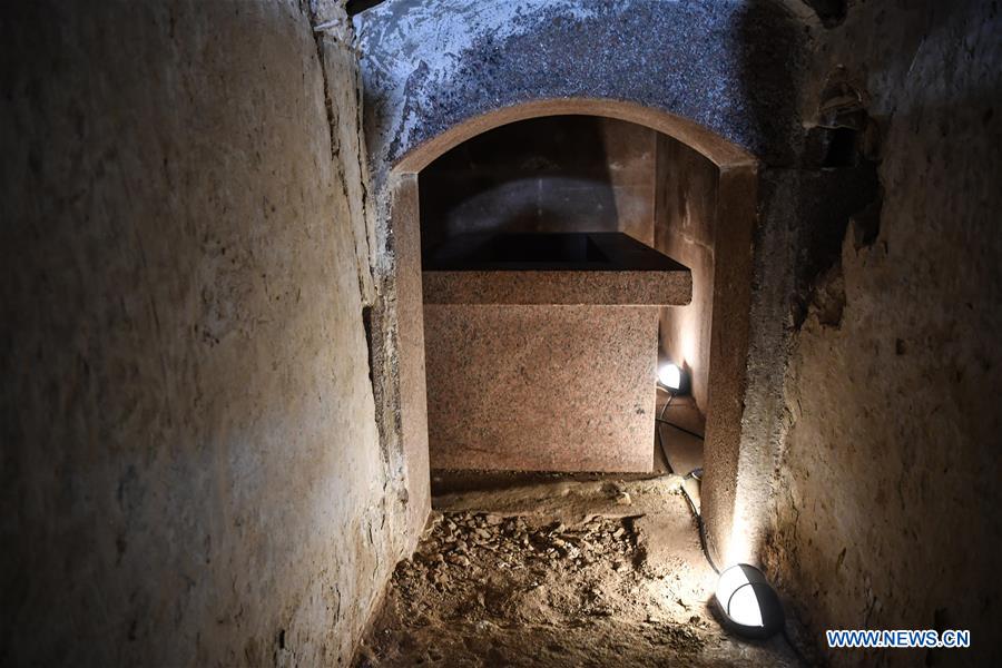 EGYPT-FAIYUM-PYRAMID-OPENING