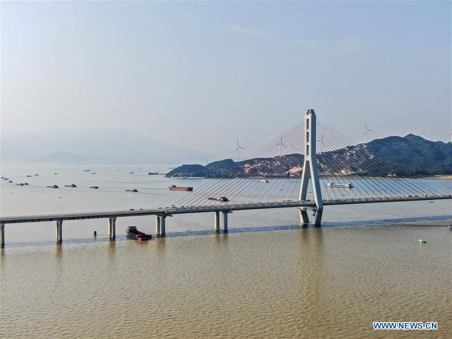 CHINA-JIANGXI-POYANG LAKE-BRIDGE-OPENING (CN)