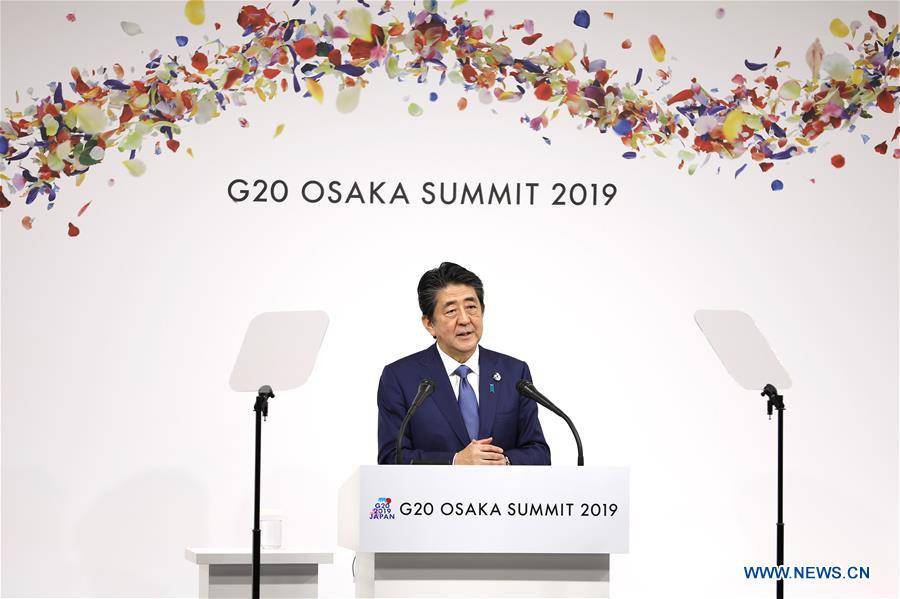 JAPAN-OSAKA-G20 SUMMIT-SHINZO ABE