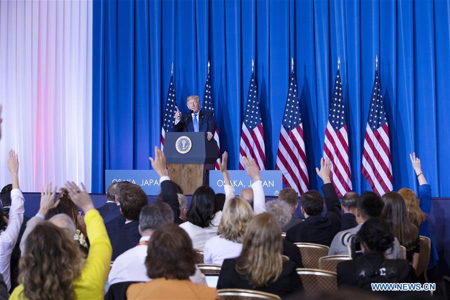 JAPAN-OSAKA-G20 SUMMIT-U.S.-TRUMP-PRESS CONFERENCE