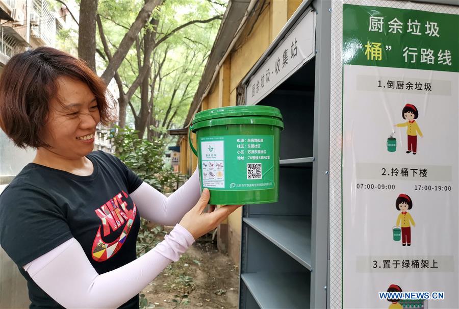 CHINA-BEIJING-HOUSEHOLD GARBAGE SORTING-PROMOTION (CN)