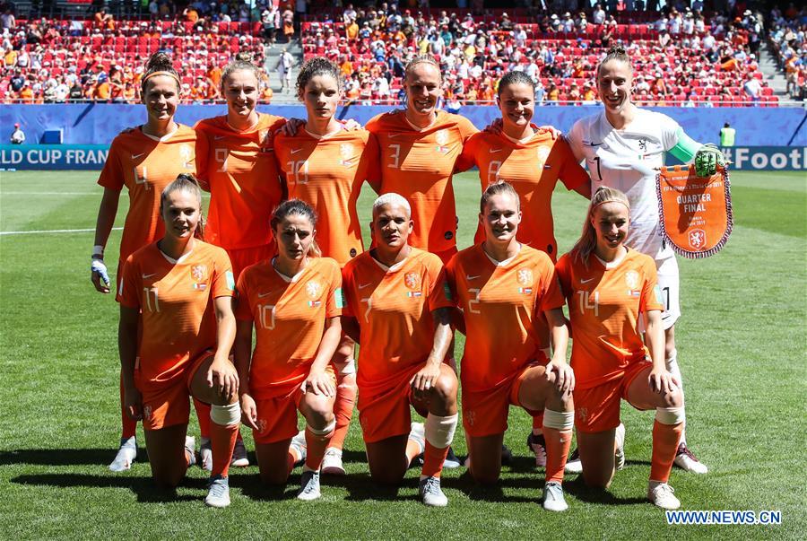 (SP)FRANCE-VALENCIENNES-FIFA WOMEN'S WORLD CUP-QUARTERFINAL-ITA VS NED