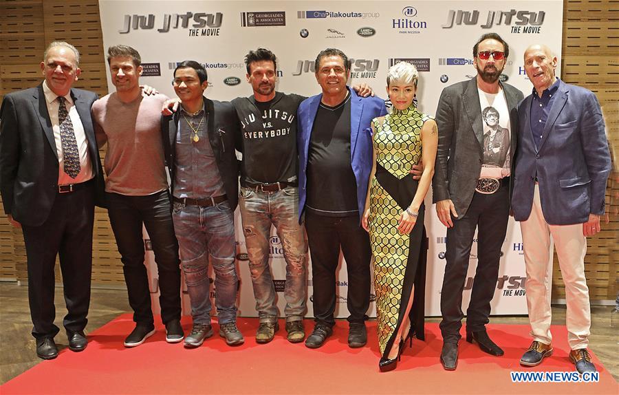 CYPRUS-NICOSIA-FILM "JIU JITSU"-PRESS CONFERENCE