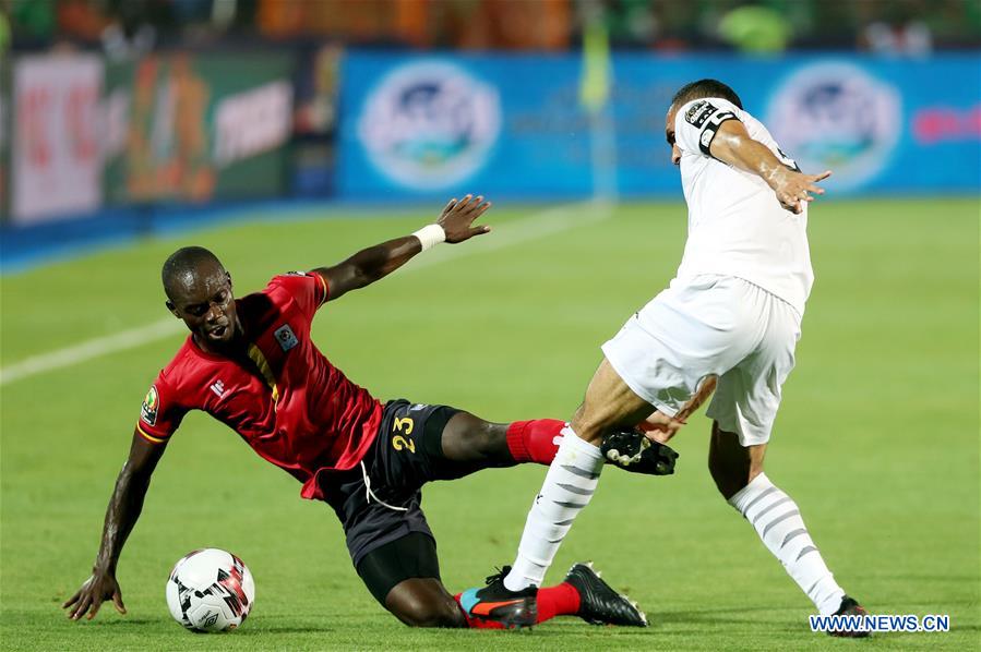 (SP)EGYPT-CAIRO-FOOTBALL-AFRICA CUP OF NATIONS-EGYPT VS UGANDA