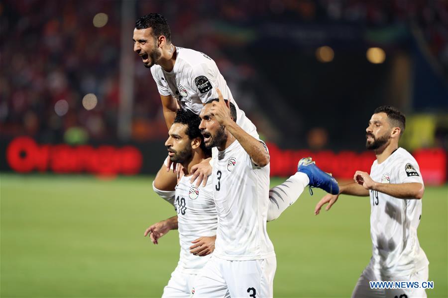 (SP)EGYPT-CAIRO-FOOTBALL-AFRICA CUP OF NATIONS-EGYPT VS UGANDA