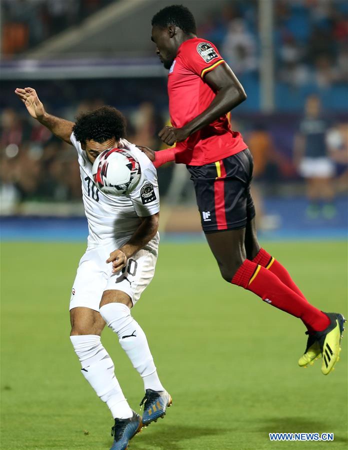 (SP)EGYPT-CAIRO-FOOTBALL-AFRICA CUP OF NATIONS-EGYPT VS UGANDA