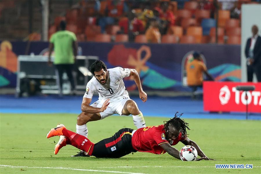 (SP)EGYPT-CAIRO-FOOTBALL-AFRICA CUP OF NATIONS-EGYPT VS UGANDA