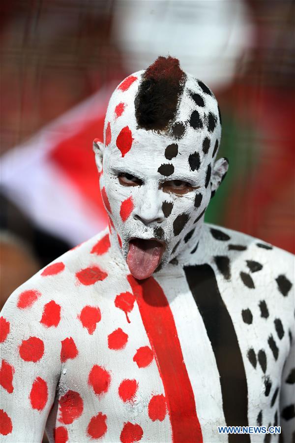 (SP)EGYPT-CAIRO-FOOTBALL-AFRICA CUP OF NATIONS-EGYPT VS UGANDA