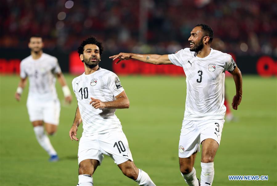 (SP)EGYPT-CAIRO-FOOTBALL-AFRICA CUP OF NATIONS-EGYPT VS UGANDA