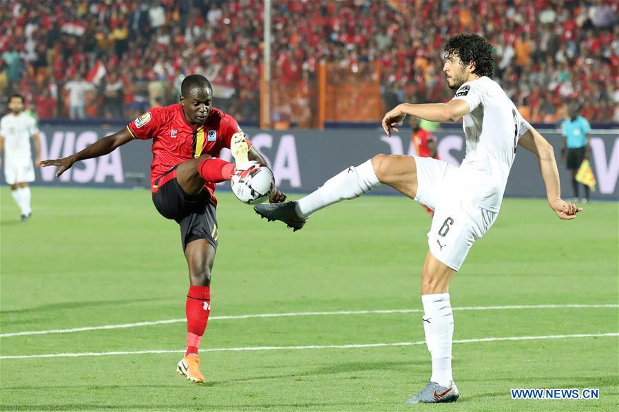 (SP)EGYPT-CAIRO-FOOTBALL-AFRICA CUP OF NATIONS-EGYPT VS UGANDA