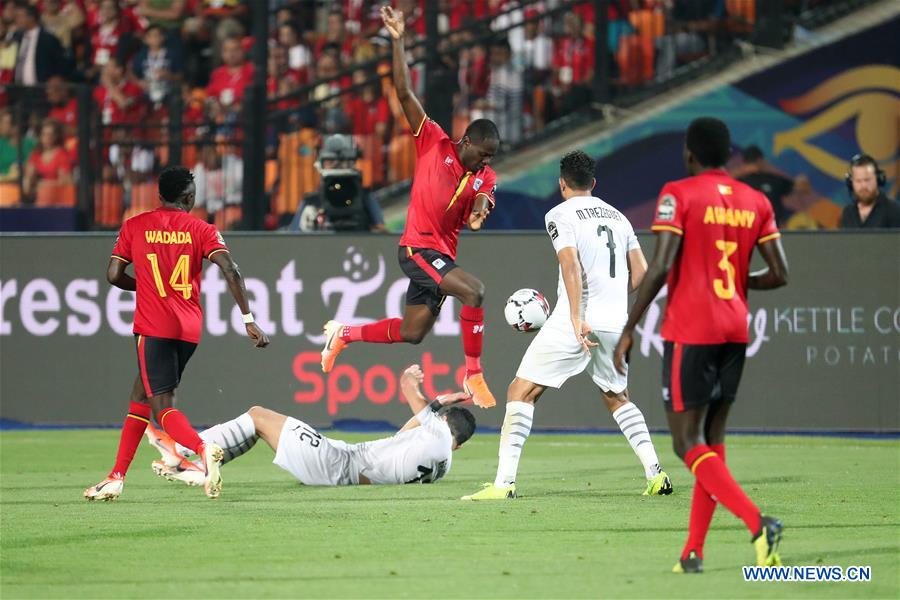 (SP)EGYPT-CAIRO-FOOTBALL-AFRICA CUP OF NATIONS-EGYPT VS UGANDA