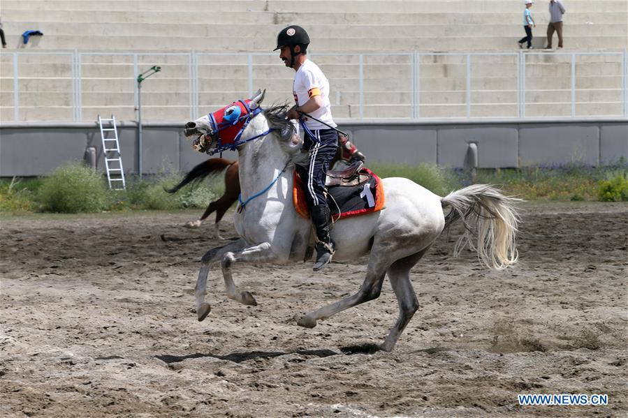 TURKEY-ERZURUM-HORSEBACK-JAVELIN THROW