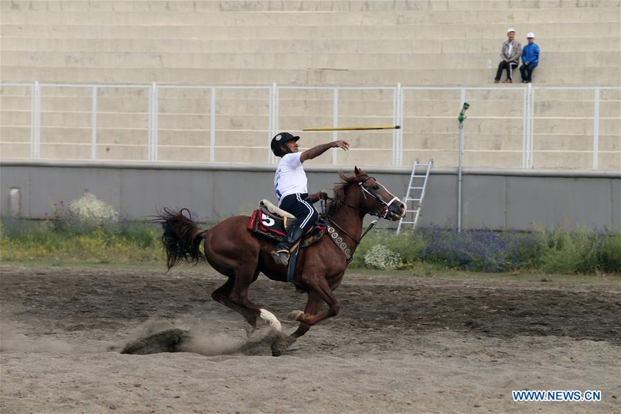 TURKEY-ERZURUM-HORSEBACK-JAVELIN THROW