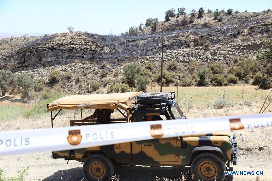 CYPRUS-NICOSIA-ANTI-AIRCRAFT MISSILE-CRASH