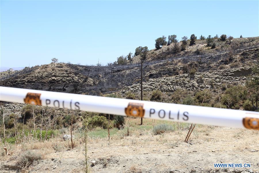 CYPRUS-NICOSIA-ANTI-AIRCRAFT MISSILE-CRASH