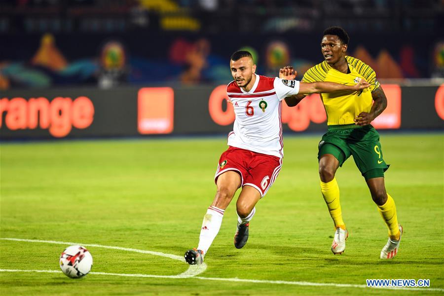 (SP)EGYPT-CAIRO-FOOTBALL-AFRICA CUP OF NATIONS-MOROCCO VS SOUTH AFRICA