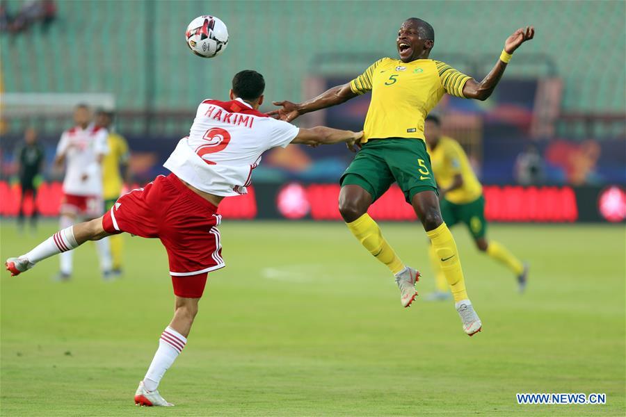 (SP)EGYPT-CAIRO-FOOTBALL-AFRICA CUP OF NATIONS-MOROCCO VS SOUTH AFRICA