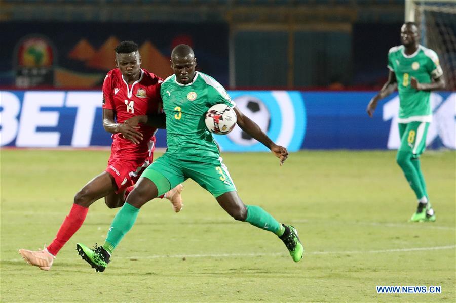 (SP)EGYPT-CAIRO-FOOTBALL-AFRICA CUP OF NATIONS-SENEGAL VS KENYA