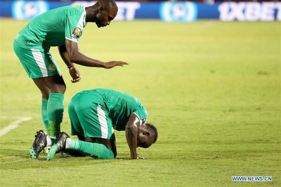 (SP)EGYPT-CAIRO-FOOTBALL-AFRICA CUP OF NATIONS-SENEGAL VS KENYA