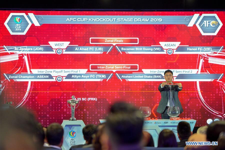 (SP)MALAYSIA-KUALA LUMPUR-AFC CUP KNOCKOUT STAGE DRAW
