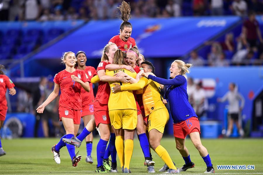 (SP)FRANCE-LYON-FOOTBALL-FIFA WOMEN'S WORLD CUP-SEMIFINALS-ENG VS USA