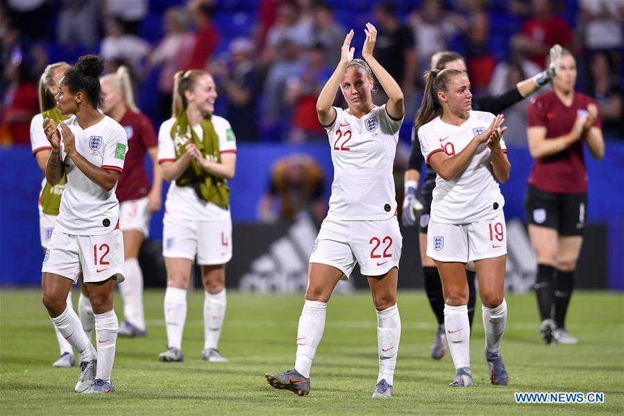 (SP)FRANCE-LYON-FOOTBALL-FIFA WOMEN'S WORLD CUP-SEMIFINALS-ENG VS USA
