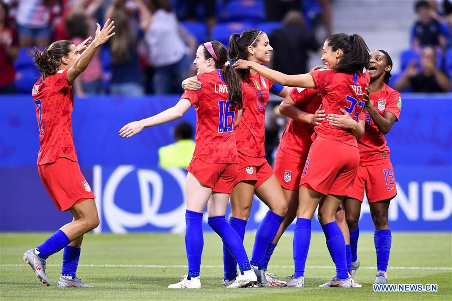 (SP)FRANCE-LYON-FOOTBALL-FIFA WOMEN'S WORLD CUP-SEMIFINALS-ENG VS USA